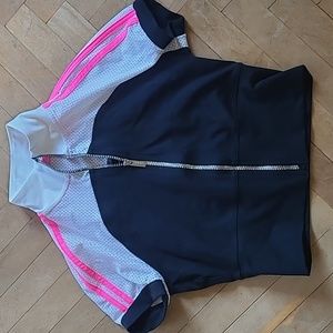 Bebe Sport black and white short sleeve jacket size S